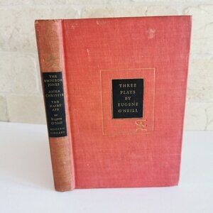 Three Plays by Eugene O'Neill Modern Library Book Vintage Red Hardcover
